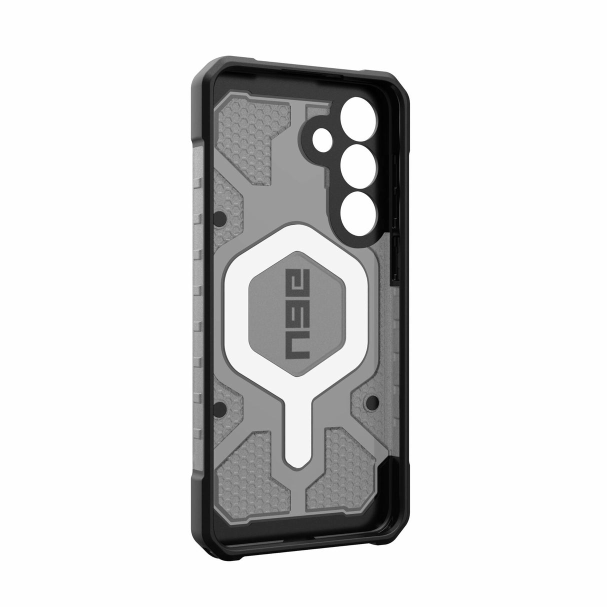 Urban Armor Gear (UAG) - Pathfinder Clear Case with Magnet for Samsung Galaxy S25 FE - Ash and Black