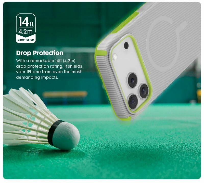 Laut - Shield Flux MagSafe Case for Apple iPhone 17 Pro Max - Soft Blossom