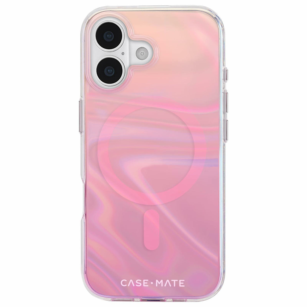 Case-Mate - Peach Bubble MagSafe Case for Apple iPhone 17 - Peach Iridescent