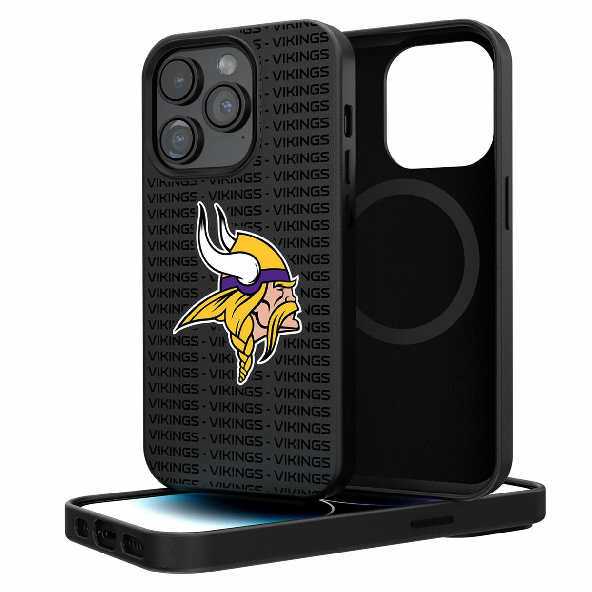Keyscaper - Magnetic Phone Case for Apple iPhone 15 - Minnesota Vikings