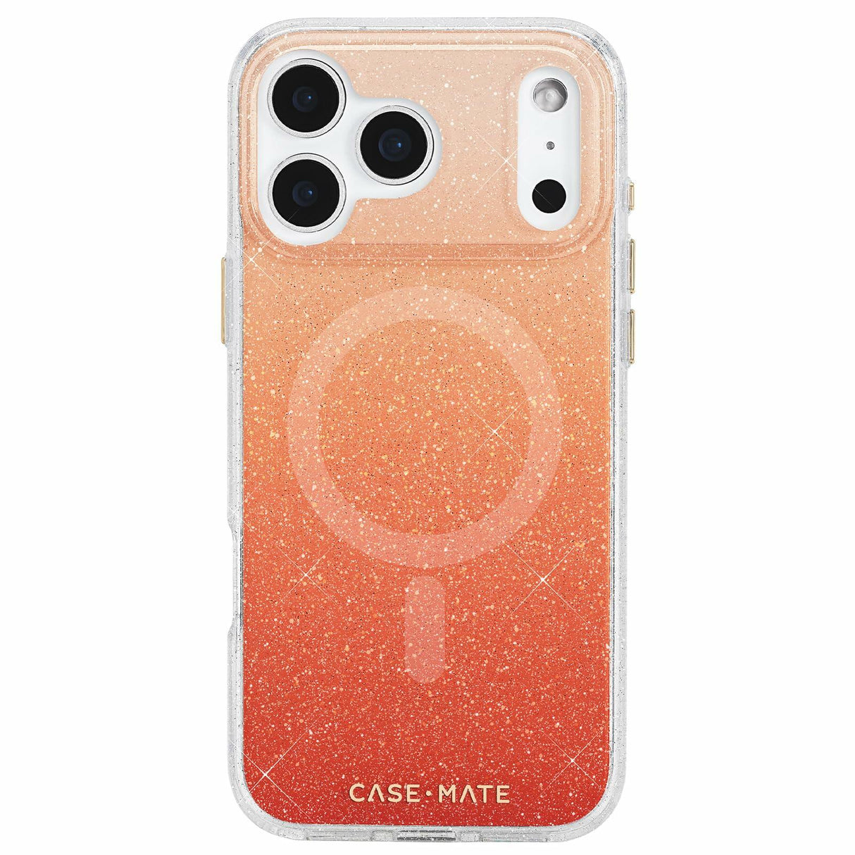 Case-Mate - Twinkle MagSafe Case for Apple iPhone 17 Pro Max - Orange Ombre
