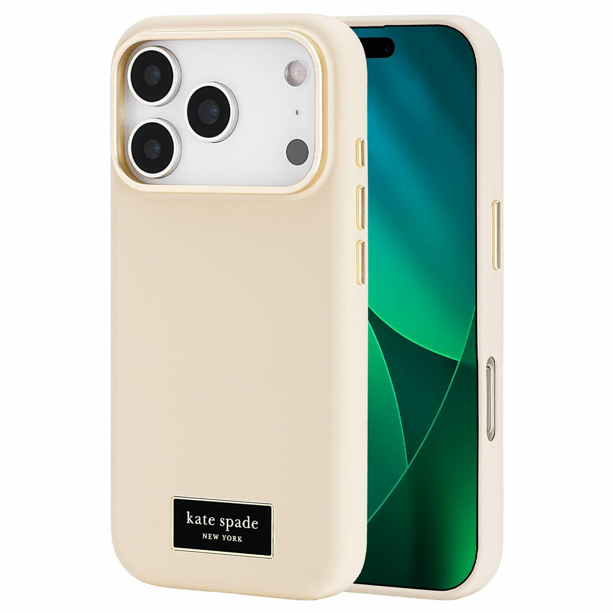 Kate Spade - Silicone MagSafe Case for Apple iPhone 17 Pro - Icon Perfect Beige