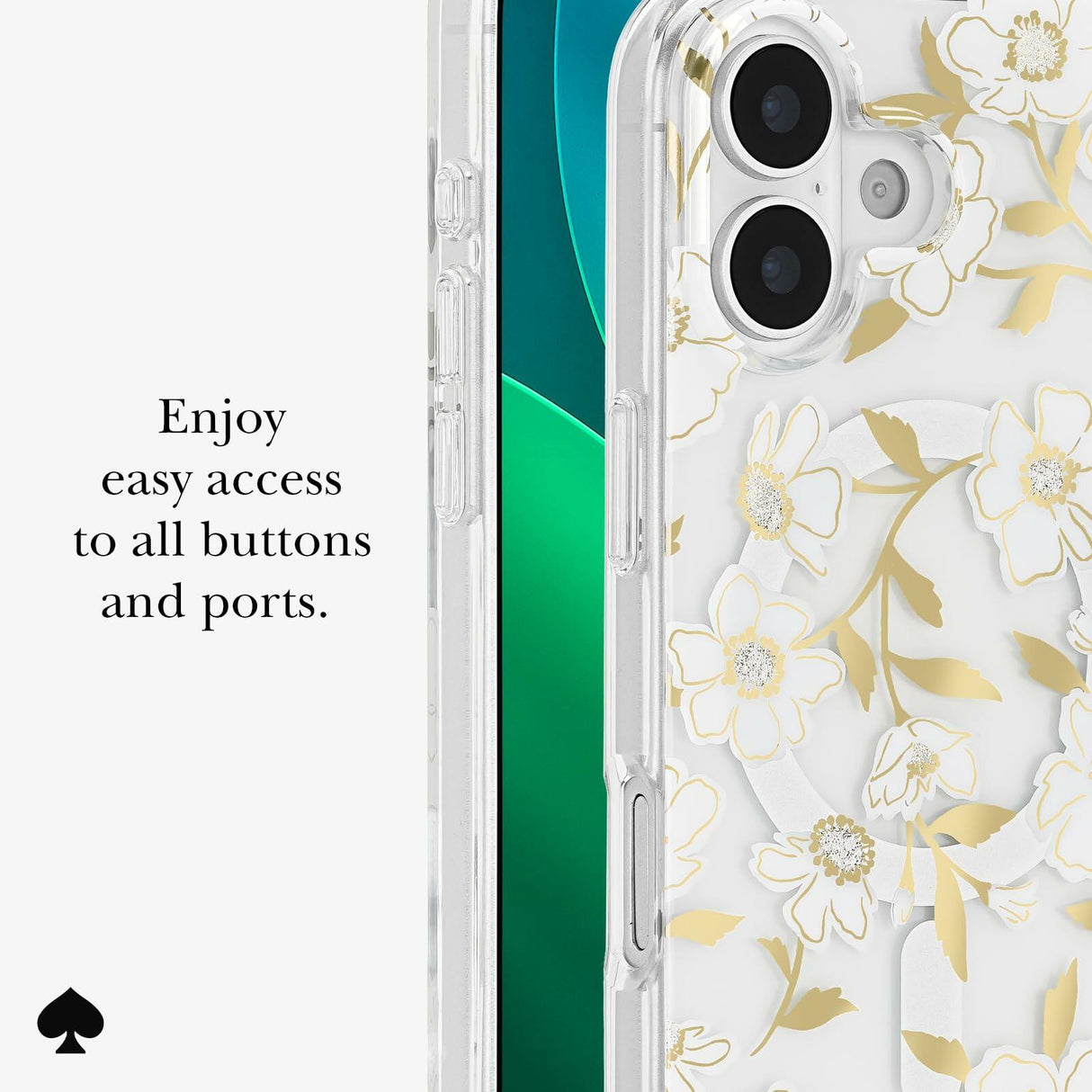 Kate Spade - Protective MagSafe Case for Apple iPhone 17 - Sunshine Floral