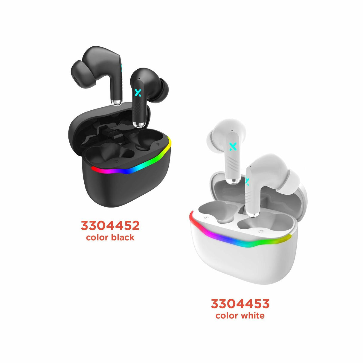 RadioShack Wireless Gaming Earbuds with noise cancellation White 3304453