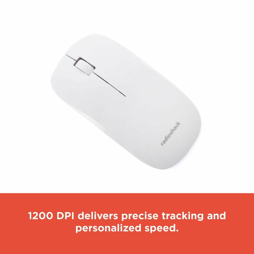RadioShack Ultra-Slim Wireless 3 Button Mouse 2604757