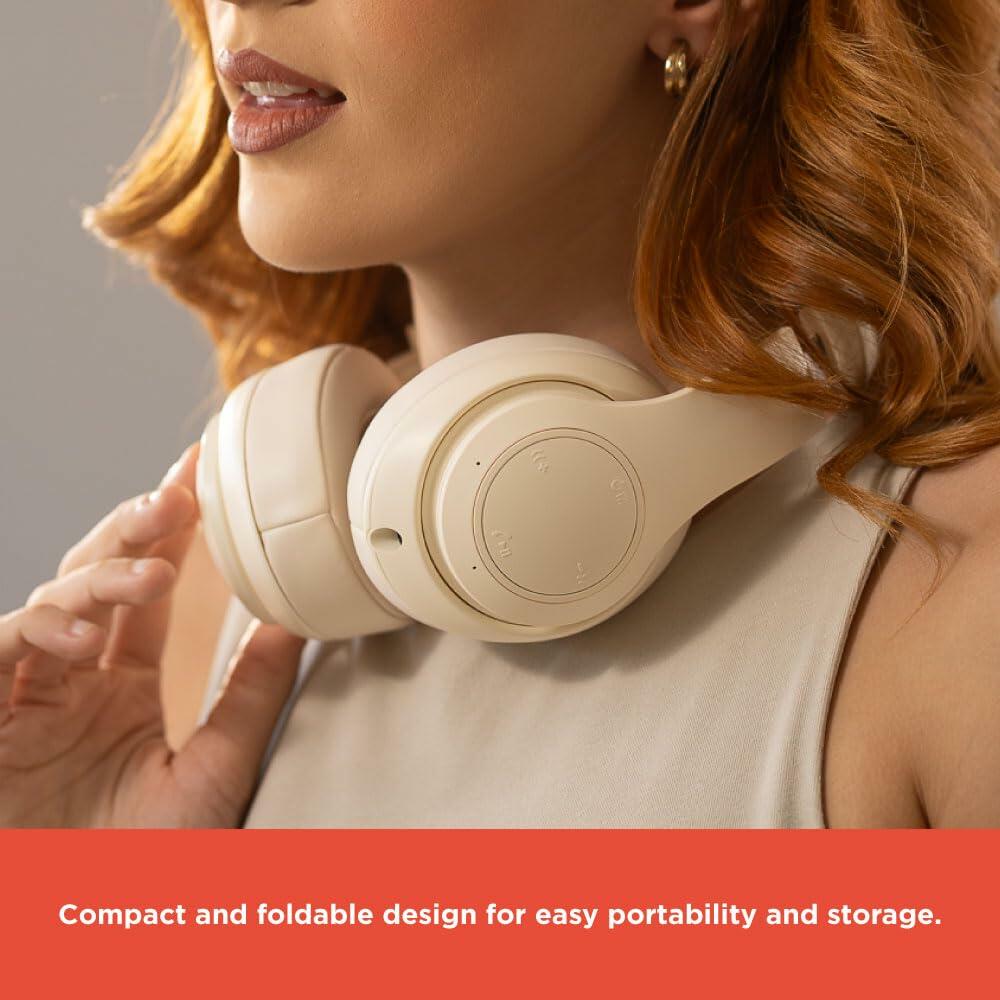 RadioShack Bluetooth Headphones Creme 3304405