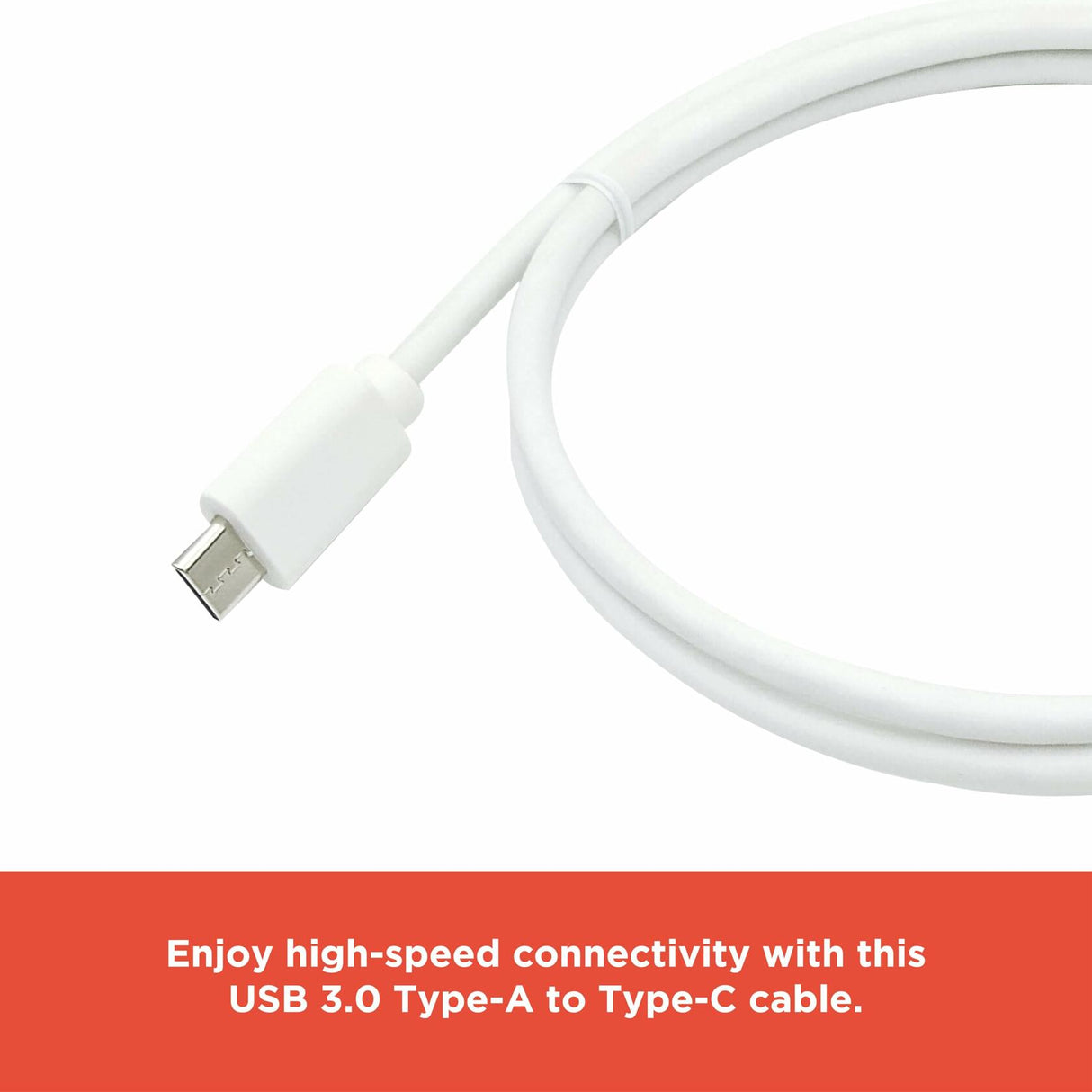 RadioShack USB 3.0 Male to Type-C Round Male Cable - 91.4cm (3 Feet) 2605128