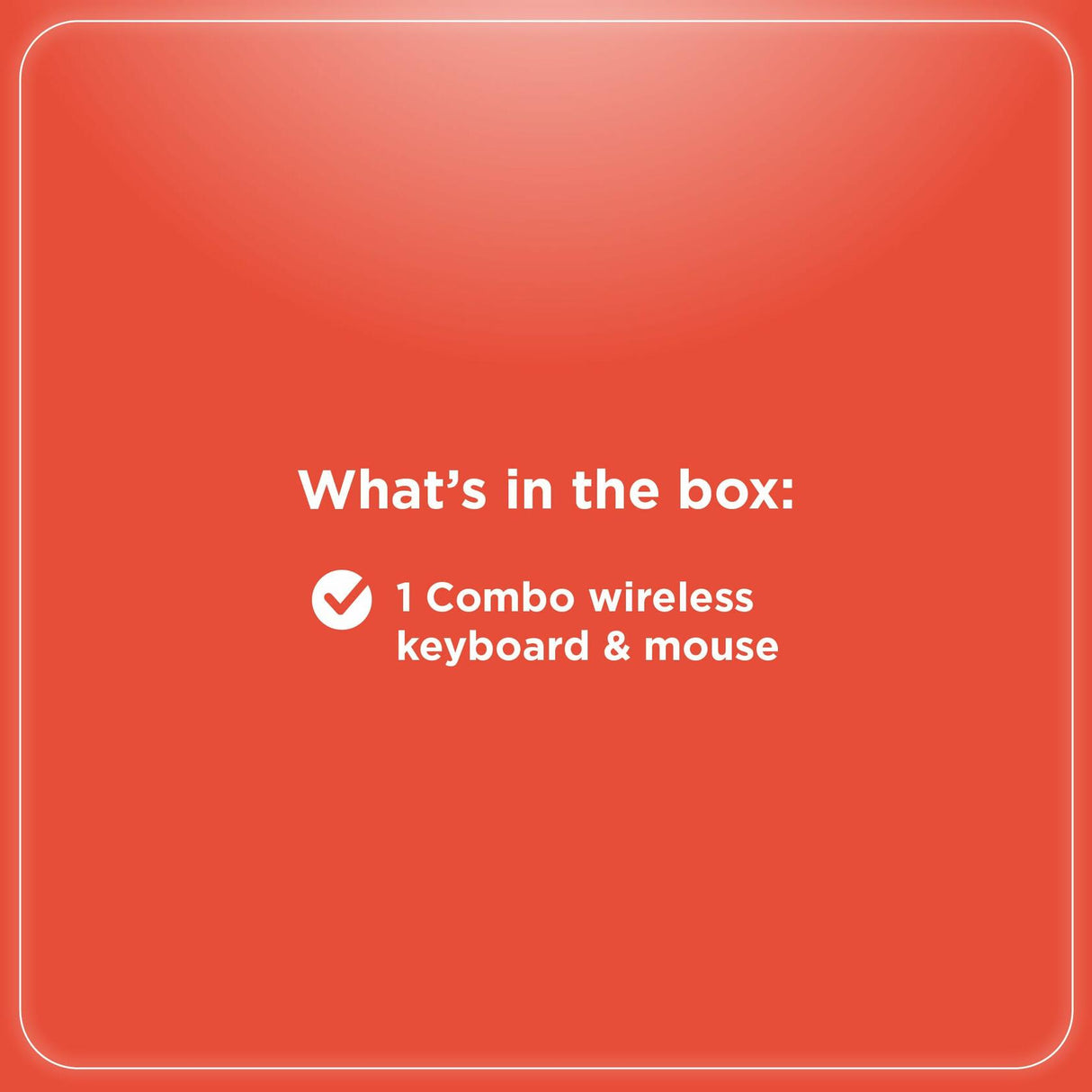 RadioShack Keyboard And Mouse 2.4G Wireless Combo White 2607124