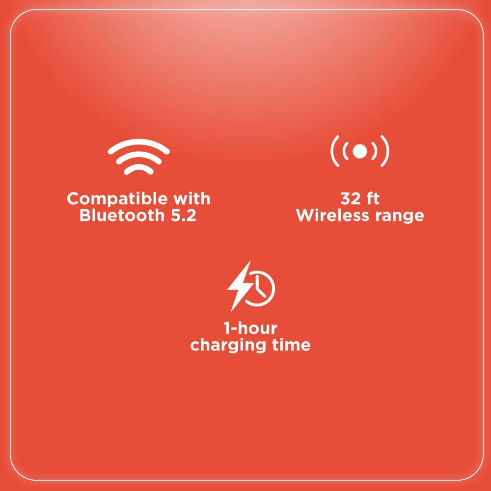 Radioshack True Wireless Headphones 400MAH Active Noise Cancelling IPX5 White 3304381