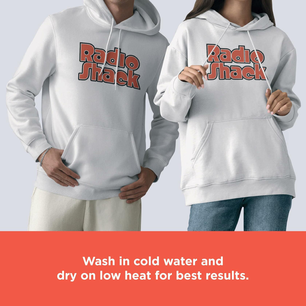 RadioShack Retro Logo Hoodie - White - Size XXL