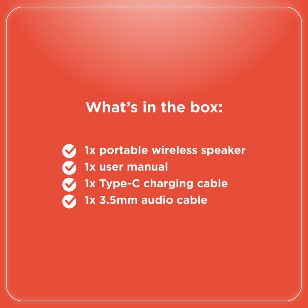 RadioShack Bluetooth Speaker with RGB 360 light 10w ipx5 black 4001777