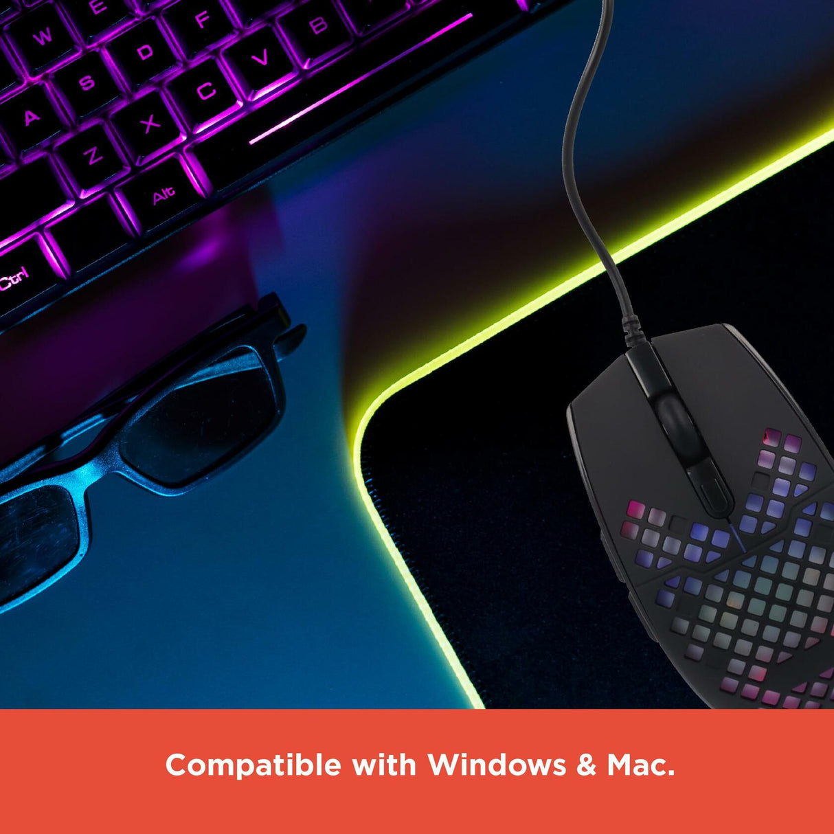 Mouse Gaming with Lights RadioShack 2607074