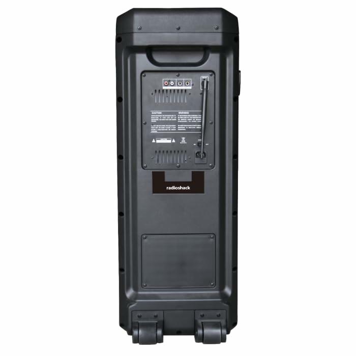 RadioShack Tower 3-Way Speaker (50,000 RMS) with Double Woofers and Lights 4001943