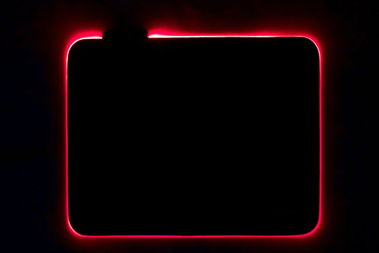 Radioshack LED gaming mouse pad with RS logo black 2607104