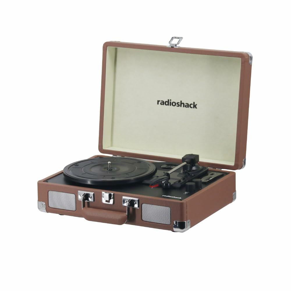 RadioShack Portable Suitcase Turntable with Bluetooth 4001790