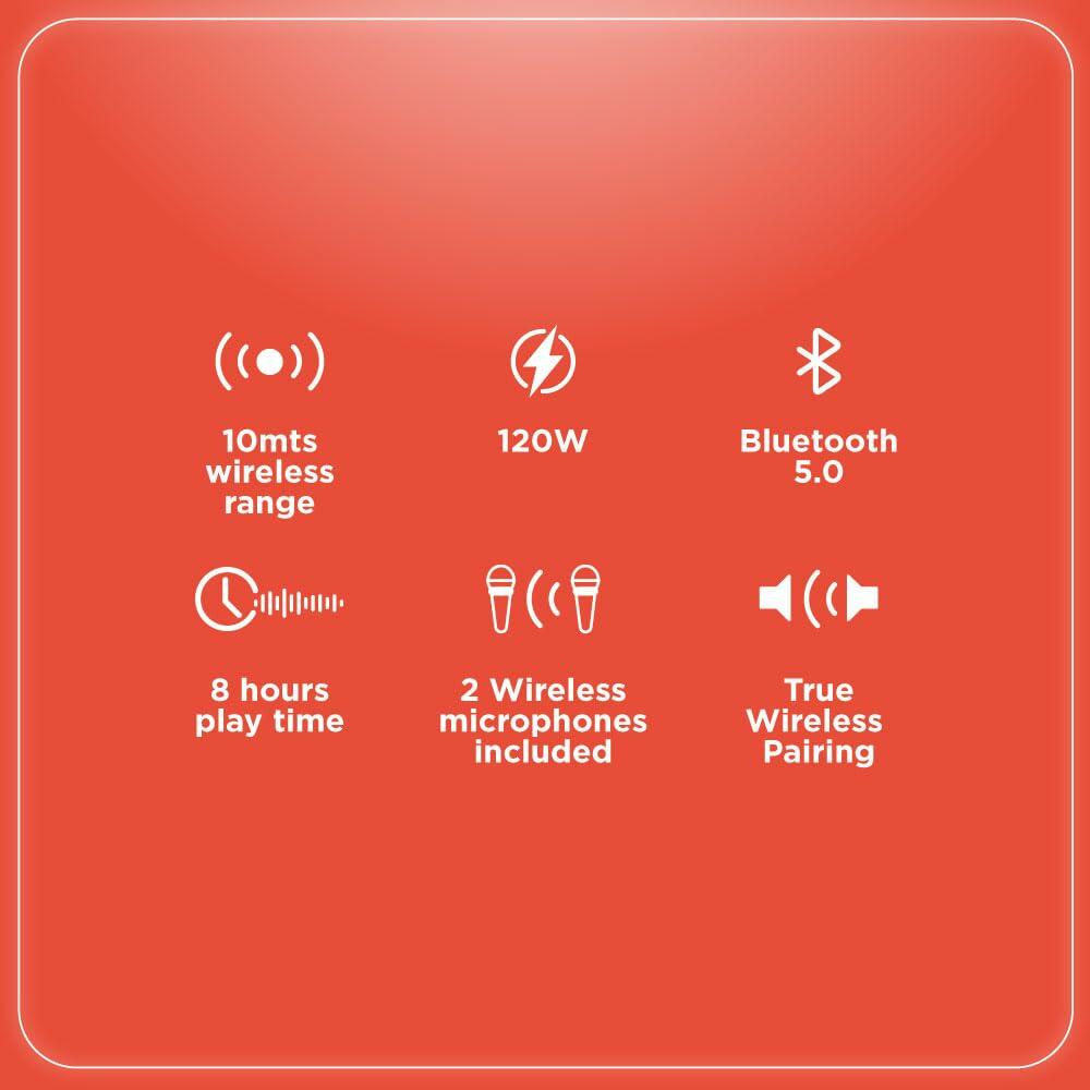 RadioShack Portable Karaoke Speaker 4001788