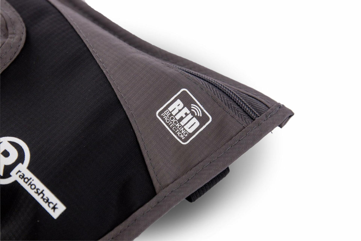 RadioShack Belt Bag with RFID Blocking 2606028 Black