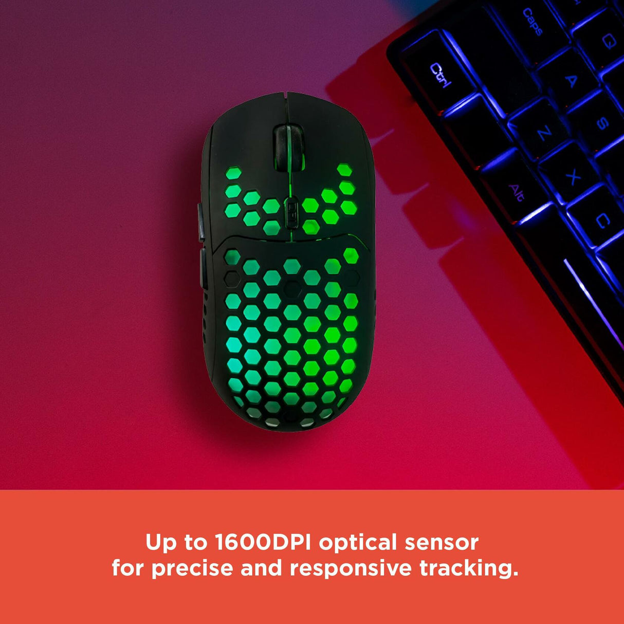 RadioShack Rechargeable Wireless 6 Button Mouse 2604788