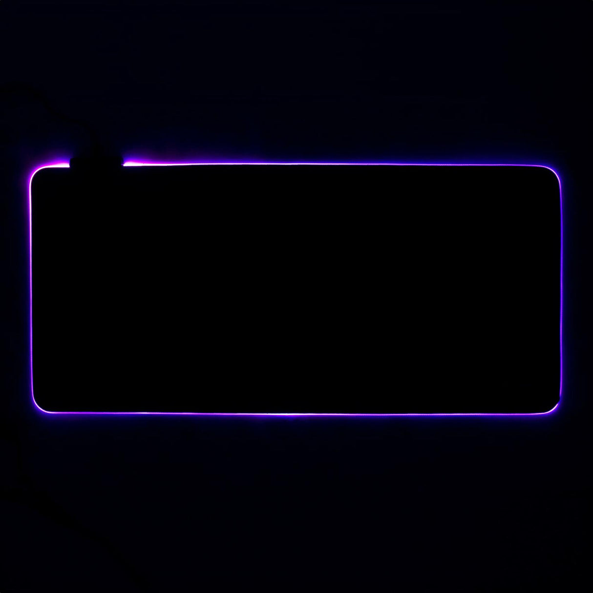 Radioshack LED gaming mouse pad with RS logo black 2607105 31.49 x 14.57 in