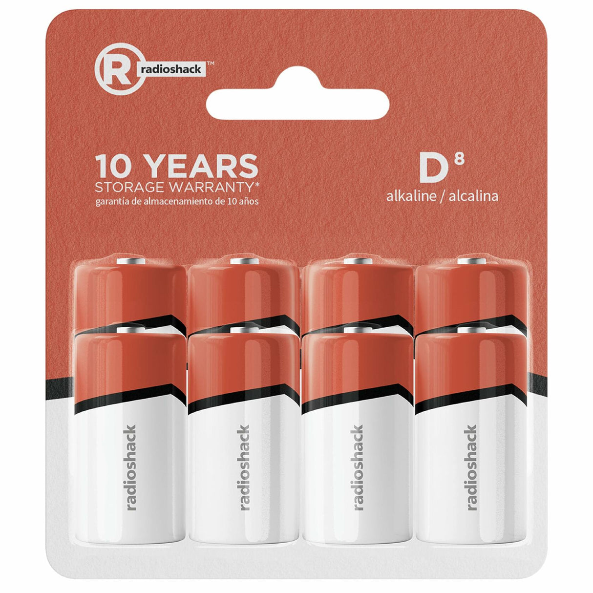 RadioShack D Alkaline Batteries 4 Pack 2302291