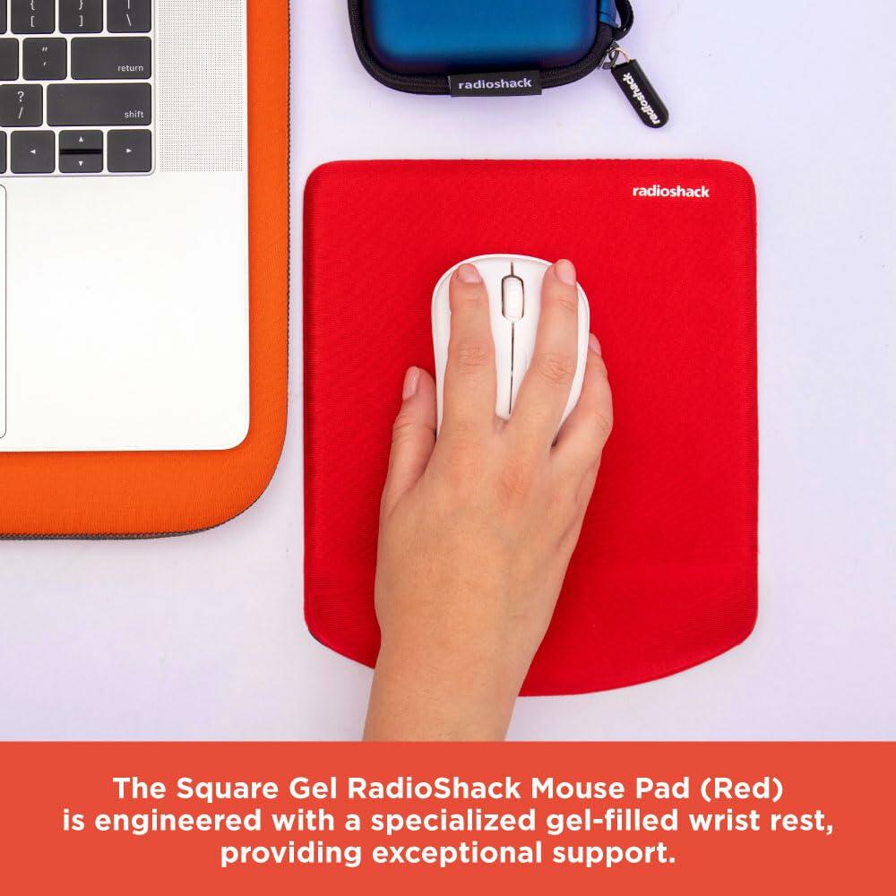 RadioShack Mouse Pad with Wrist Rest 2605086 Blue