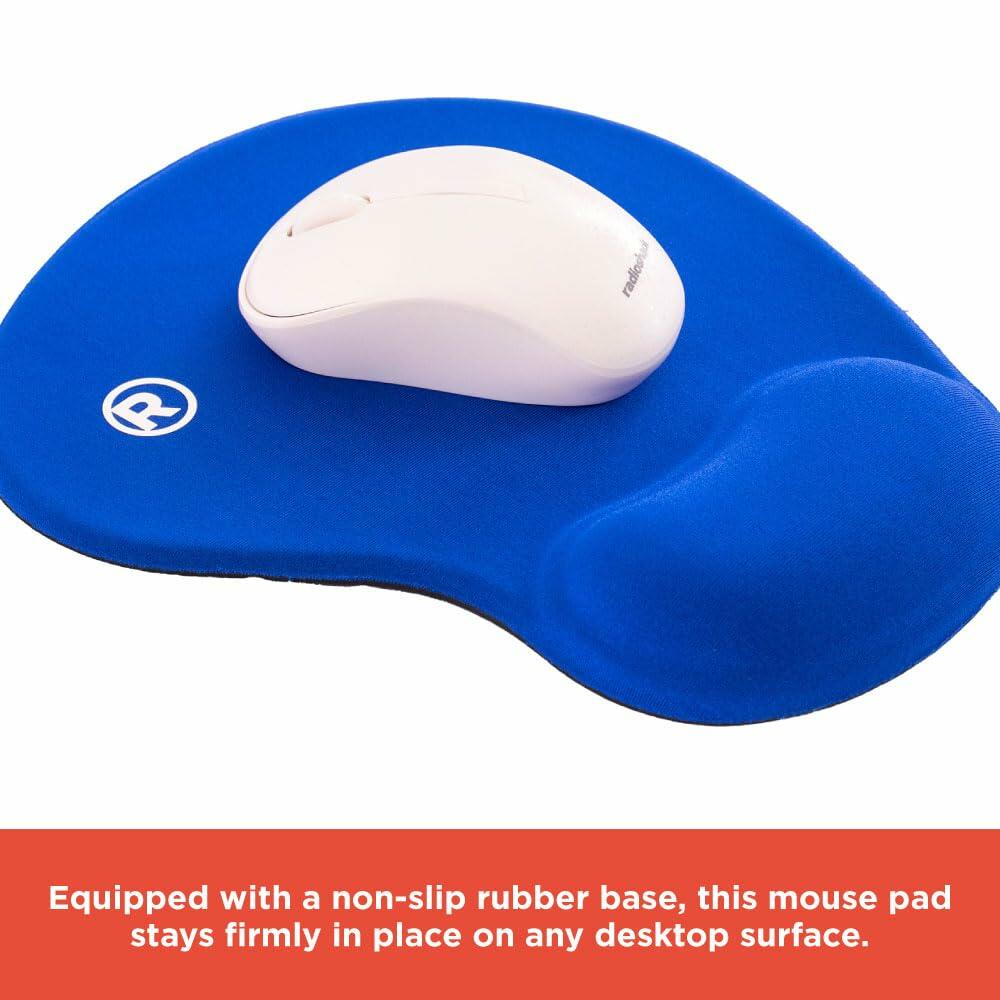RadioShack Mouse pad with wrist rest 2607020 Red