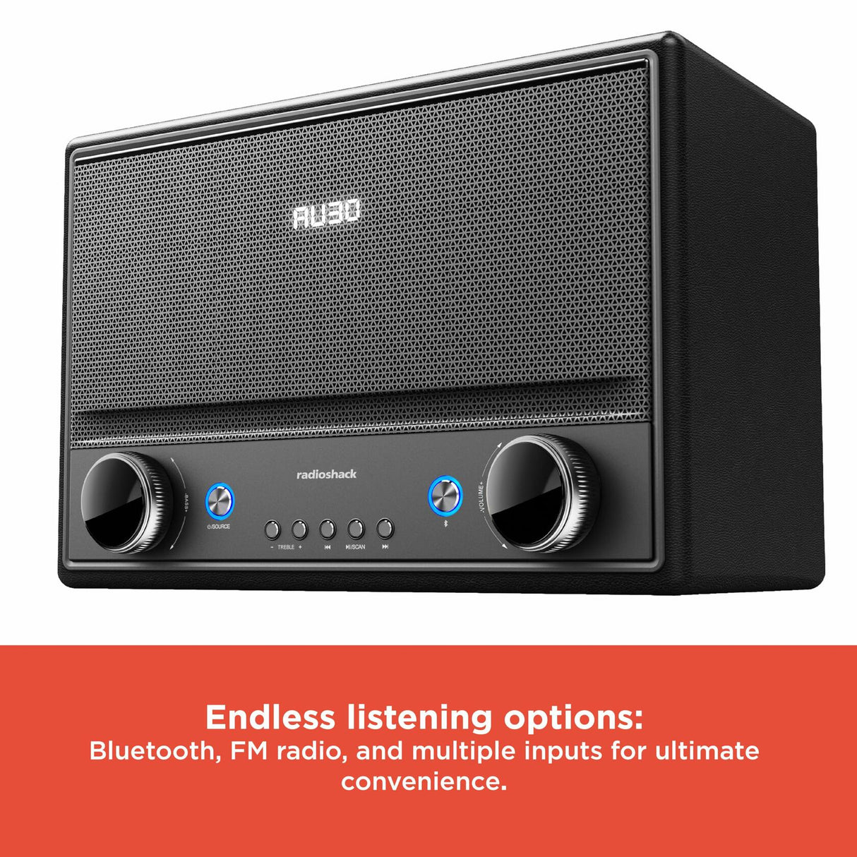 RadioShack Retro Style Bluethooth Speaker with FM Radio 4001974