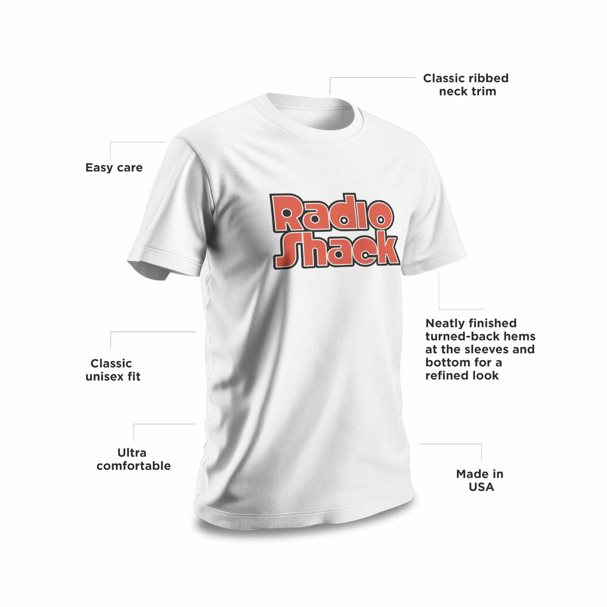 RadioShack Retro Logo T-Shirt - Gray - Size XL