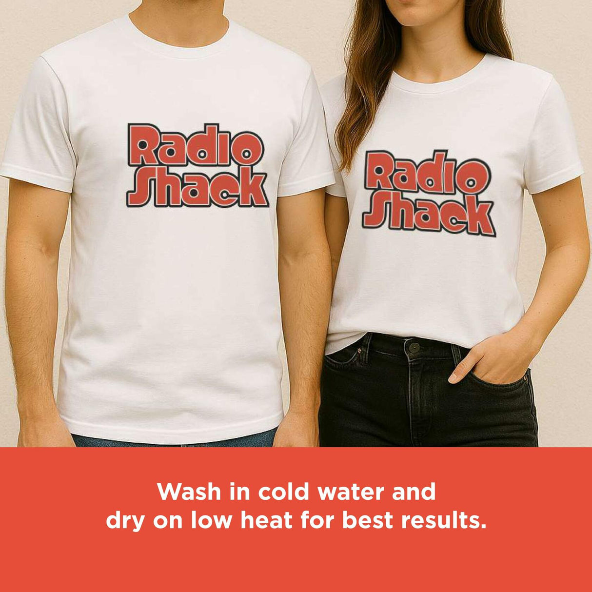 RadioShack Retro Logo T-Shirt - White - Size M