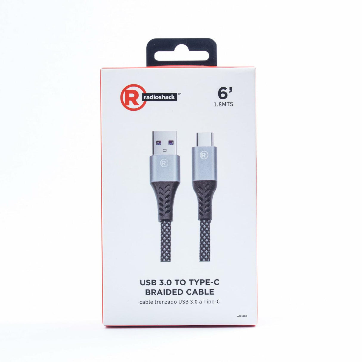 RadioShack Charging Cable USB 3.0 to Type C 15W 6 FT 4203268