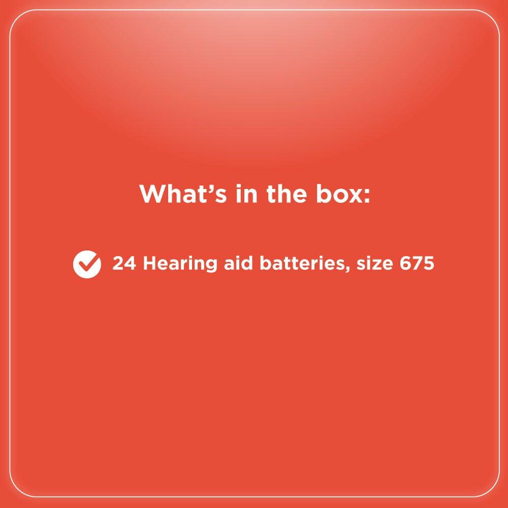 RadioShack Hearing Aid Battery, Size 675, 24 Pack , 2302531