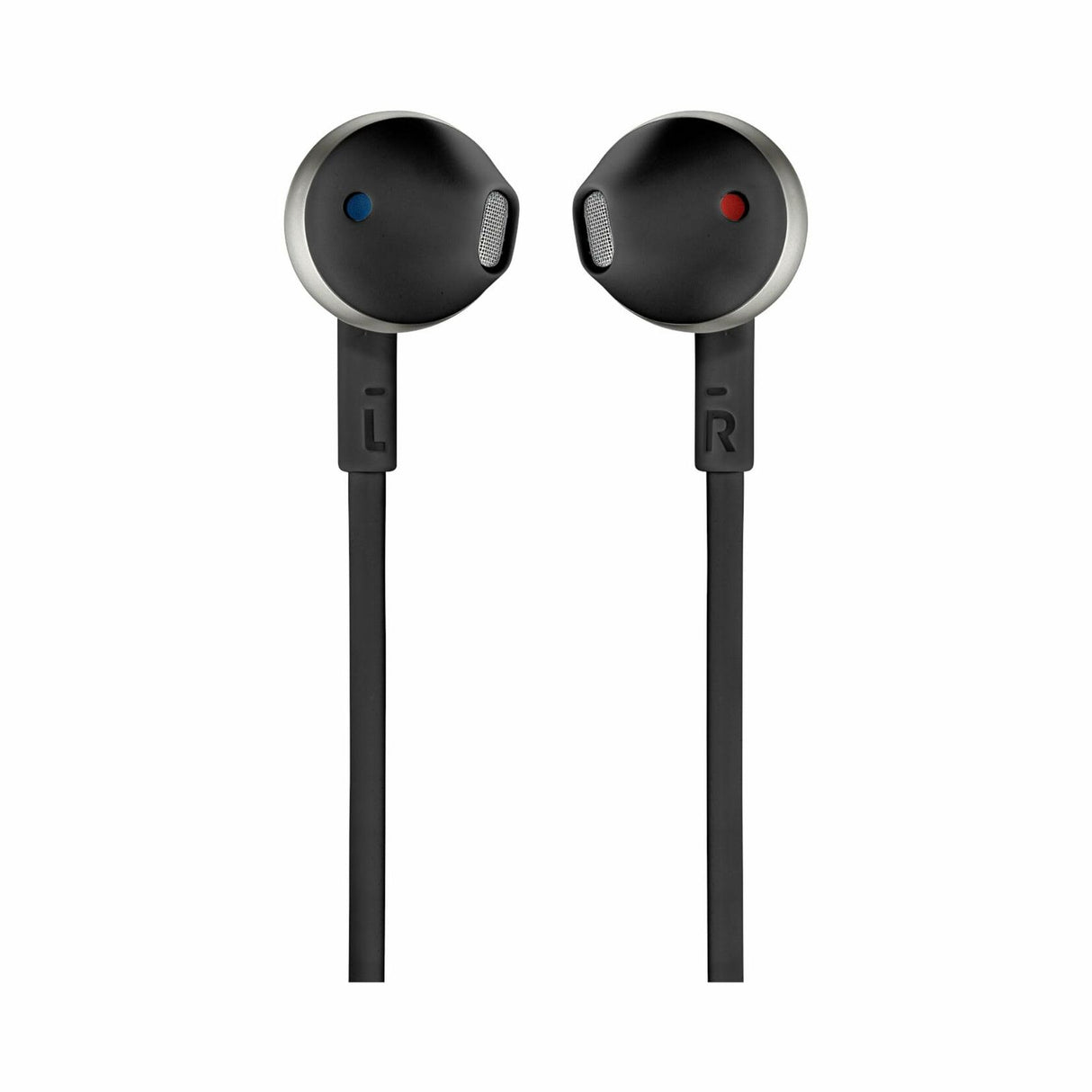 JBL Tune 205 - Wired Comfort-fit ergonomics Earbud Headphones, Pure Bass Sound, Tangle-Free Flat Cable with 1-Button Remote and Microphone (Black)