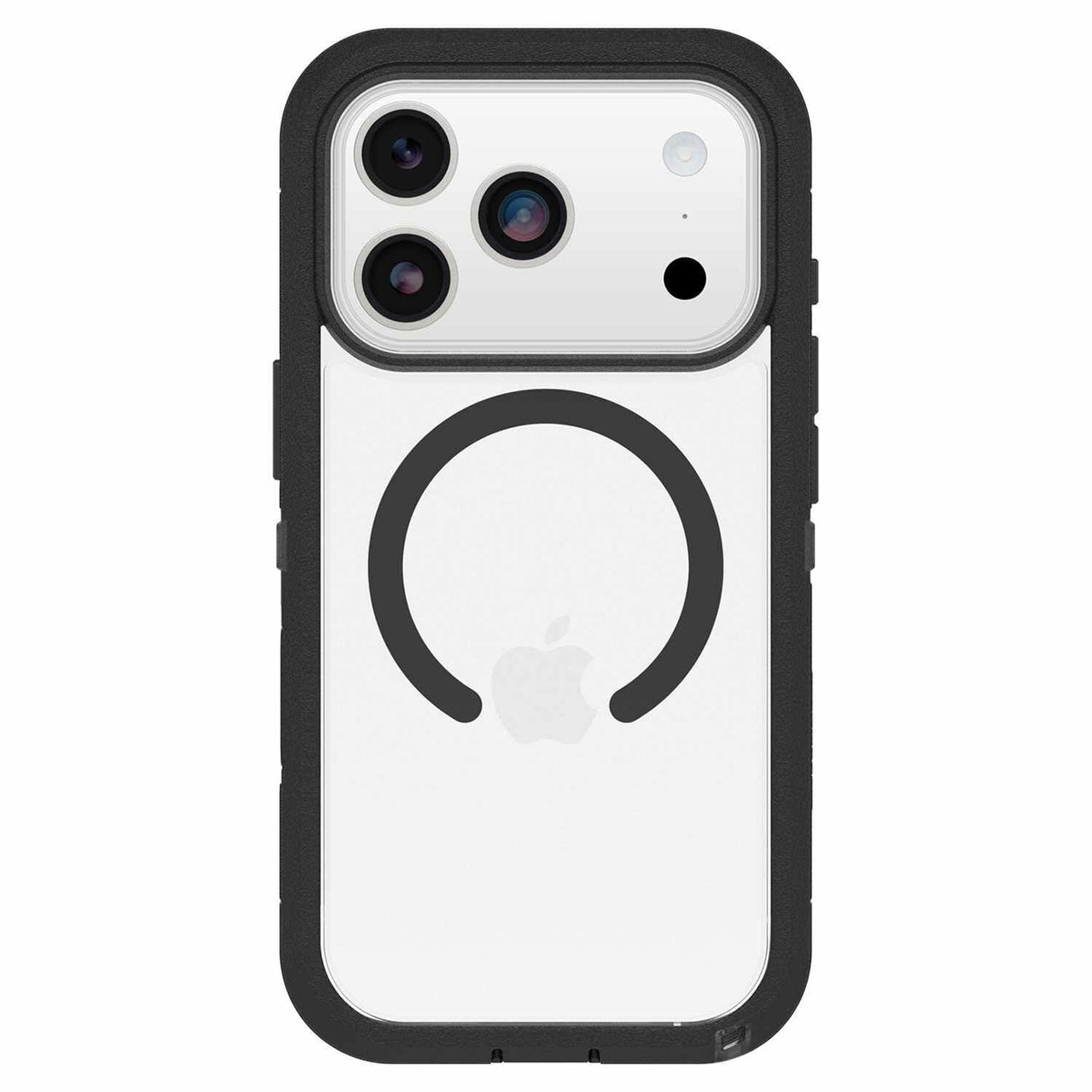 OtterBox Defender Pro XT Clear compatlble with MagSafe Case w/Camera Control iPhone 17 Pro Dark Side (Black)