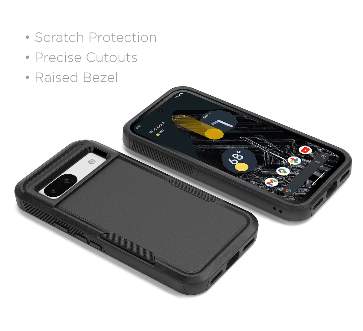 GOOGLE PIXEL 8A BASE PRO TECH CASE - BLACK - image 3