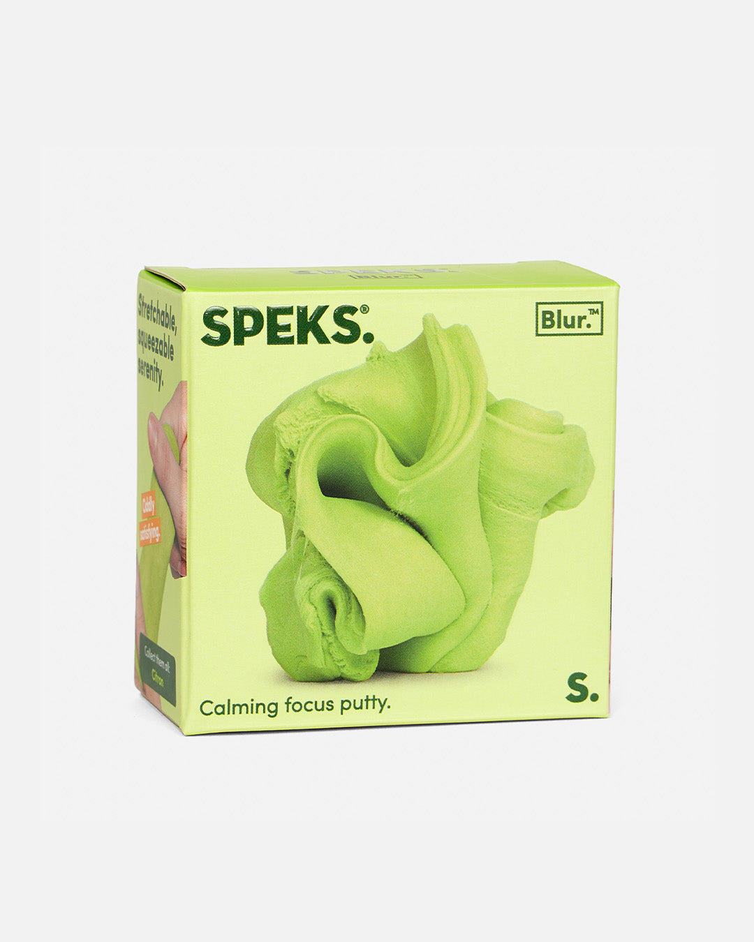 Speks Blur calming focus putty Citron retail box