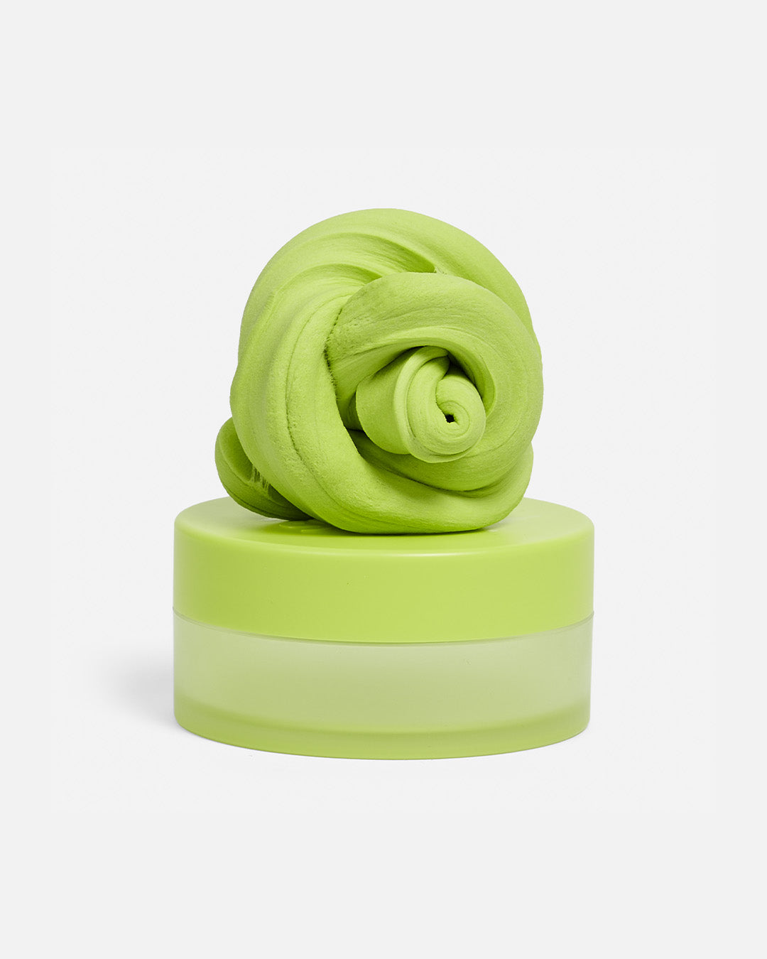 Speks Blur calming focus putty in Citron lime green on its container