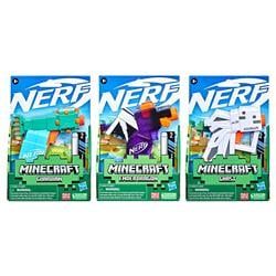Hasbro HSBF4417 Nerf Minecraft MicroShots Toy Assorted Color - 6 Piece