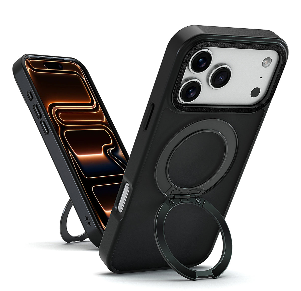 xBase iPhone 17 Pro Max - DuoHybrid w/ Kickstand MagSafe - Protective Case - Black - image 2