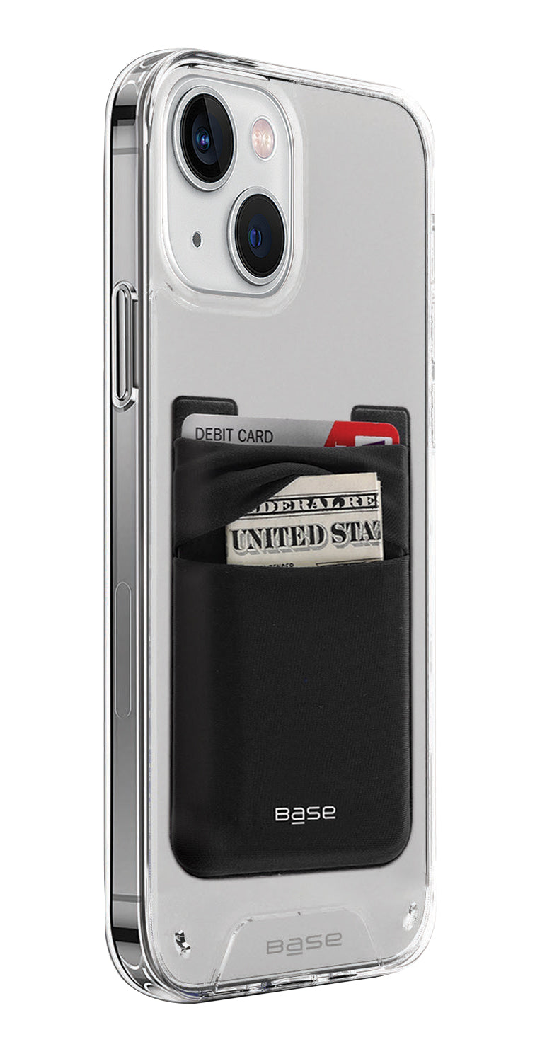 WALLET BY BASE - STICK-ON WALLET - BLACK - image 1