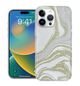 BASE IPHONE 15 PRO (6.1) - MARBLE LUXURY SHOCKPROOF COVER MAGSAFE COMPATIBLE CAS