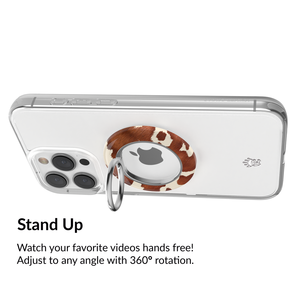 VELVET CAVIAR - Magnetic Phone Ring & Stand - Cocoa Cow