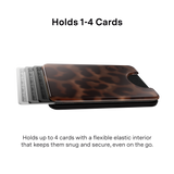 VELVET CAVIAR - Magnetic Phone Wallet- It Girl Leopard
