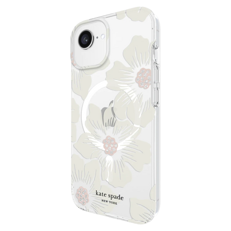 Kate Spade - Protective MagSafe Case for Apple iPhone 16e / iPhone 15 / iPhone 14 / iPhone 13 - Hollyhock Floral