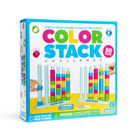 Color Stack Challenge game box with colorful design on a white background