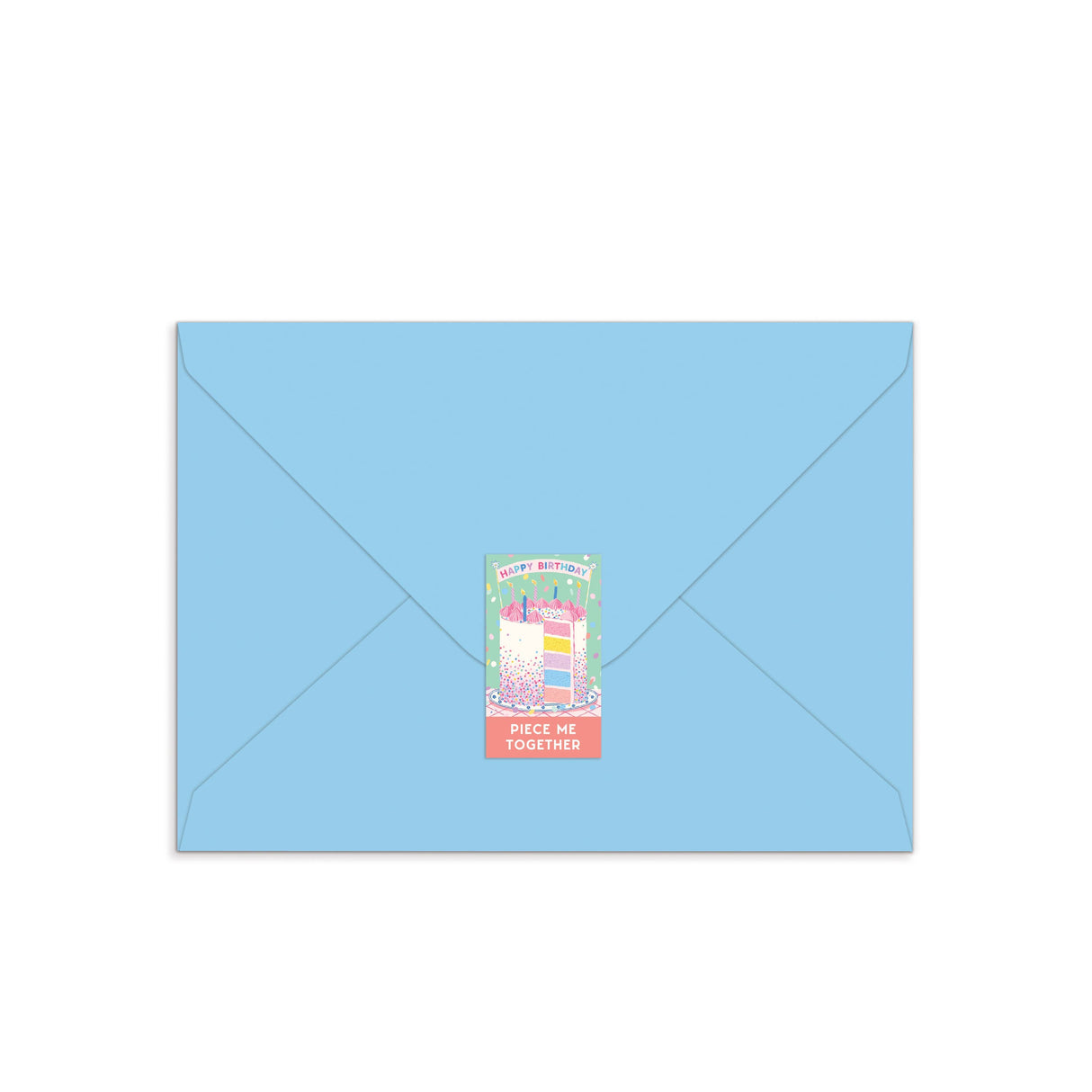 Galison - Confetti Birthday Cake Greeting Card Puzzle