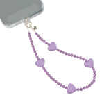 VELVET CAVIAR - Phone Charm Wristlet - Purple Heart