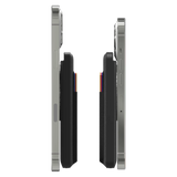 mophie - Snap Plus MagSafe Juice Pack Mini Wallet Wireless Charging Power Bank 5,000 mAh - Black