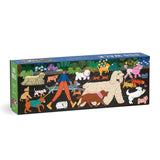 Galison - Dog Walk 1000 Piece Panoramic Puzzle