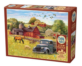 Cobble Hill Summer Afternoon on the Farm Easy Handling 275 Piece Puzzle