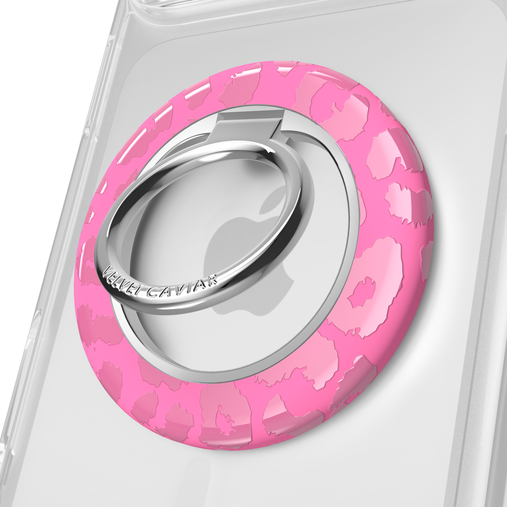VELVET CAVIAR - IPhone 17 Pro MagSafe Case + Mag Phone Grip–Hot Pink Leopard